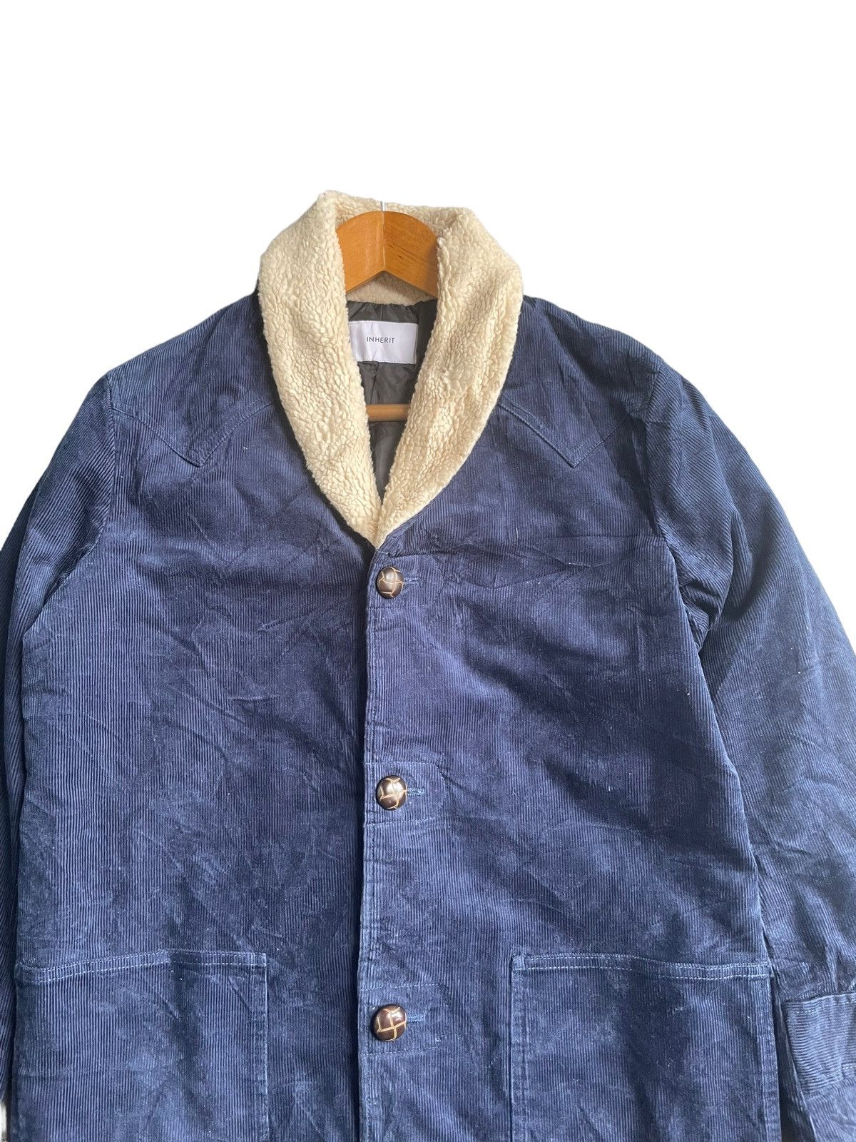 Japanese Brand Inherit Japan Western Coduroy Long Jacket Size US S / EU 44-46 / 1 - 3 Thumbnail