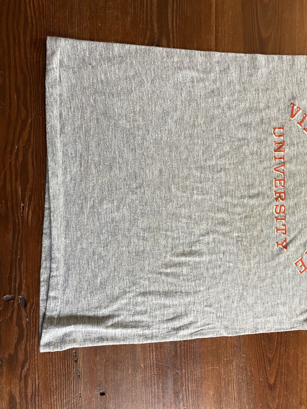 Vintage Vintage 80s VSU Virginia Distressed Single Stitch Ringer Tee Size US S / EU 44-46 / 1 - 15 Thumbnail