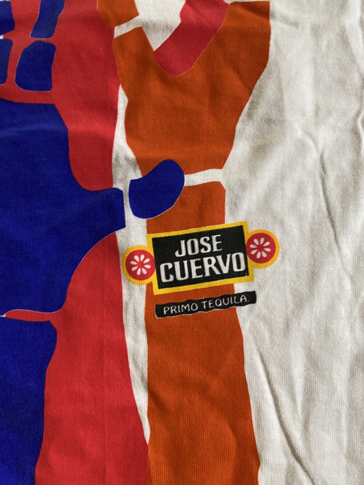 Fruit Of The Loom Vintage ‘95 90s Jose Cuervo Defect Now Single Stitch Tee Size US L / EU 52-54 / 3 - 19 Thumbnail