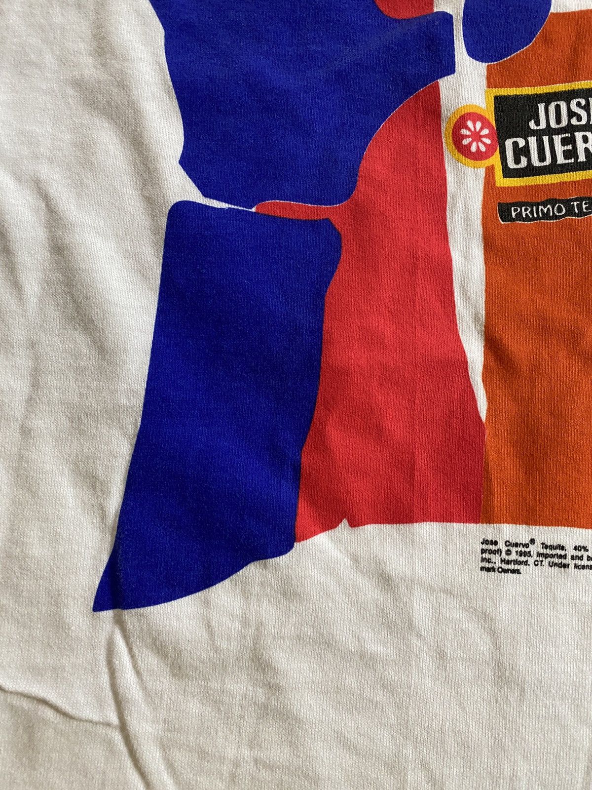 Fruit Of The Loom Vintage ‘95 90s Jose Cuervo Defect Now Single Stitch Tee Size US L / EU 52-54 / 3 - 20 Thumbnail