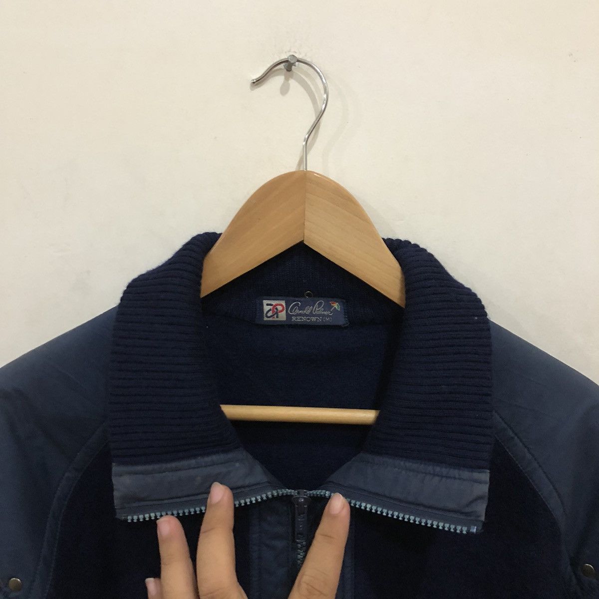 Japanese Brand Arnold Palmer Zipper Jacket Inspired by Blue Blue Japan Size US M / EU 48-50 / 2 - 5 Thumbnail