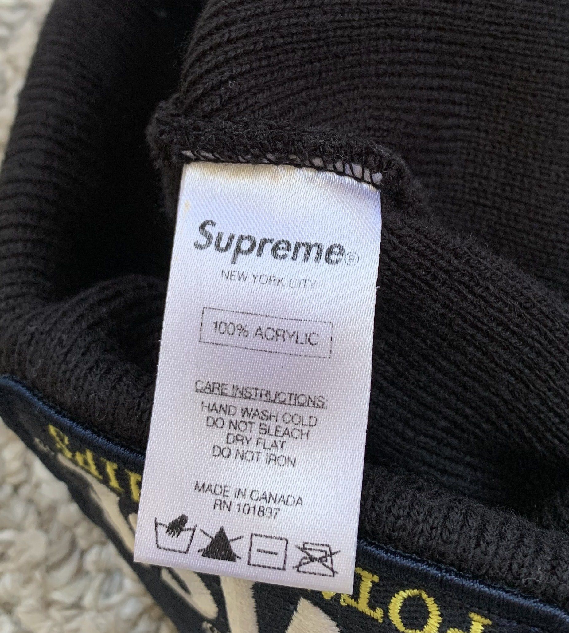 Supreme F/W 2013 Supreme x Wise Beanie Hat Size ONE SIZE - 3 Thumbnail