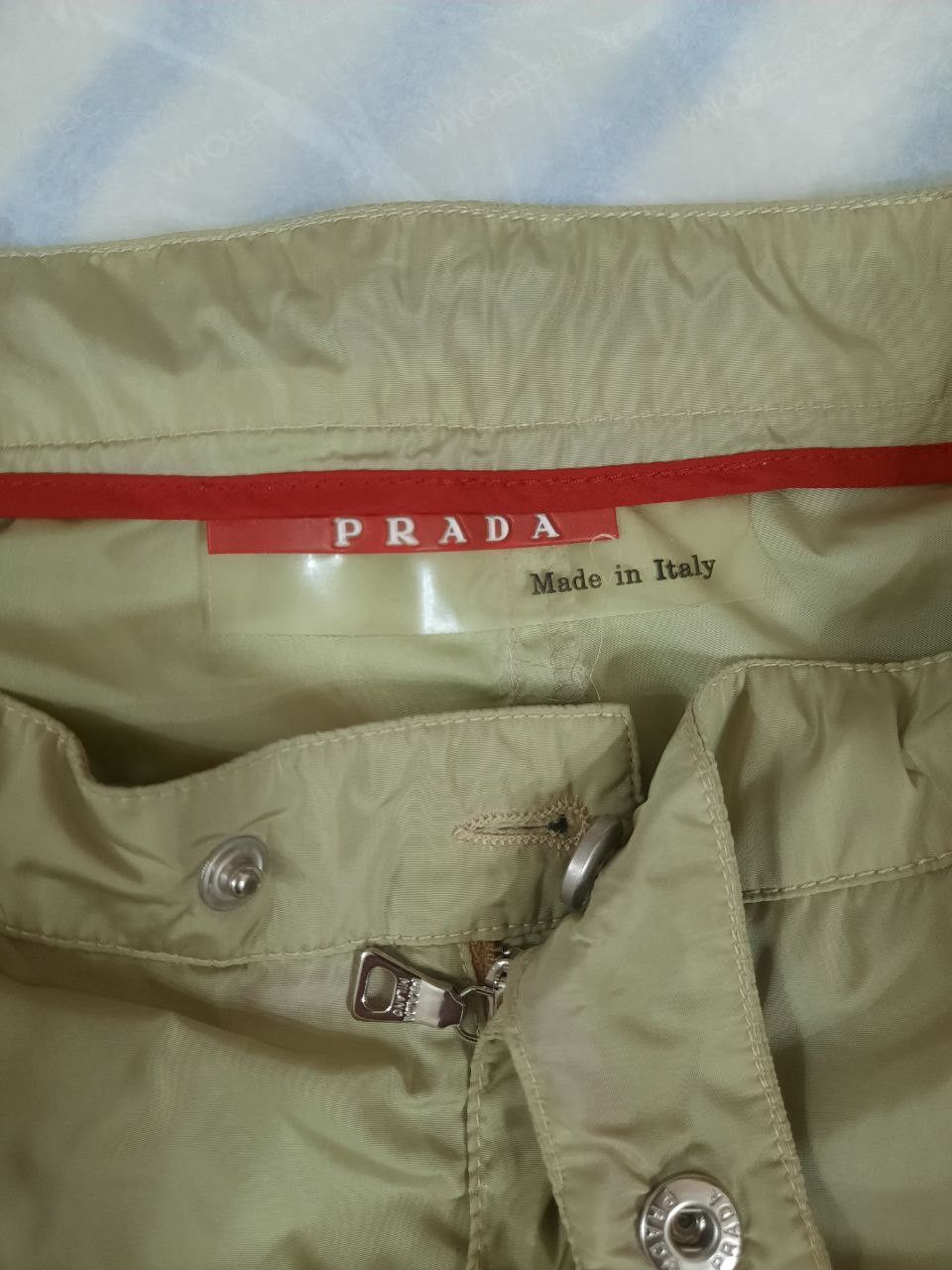 Prada Linea Rossa Sport Nylon Track Side Striped Pants Vintage Size US 28 / EU 44 - 4 Thumbnail
