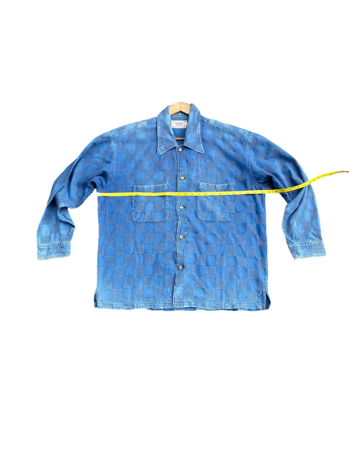Japanese Brand Pinions Spirits Denim Shirt Size US XL / EU 56 / 4 - 2 Thumbnail
