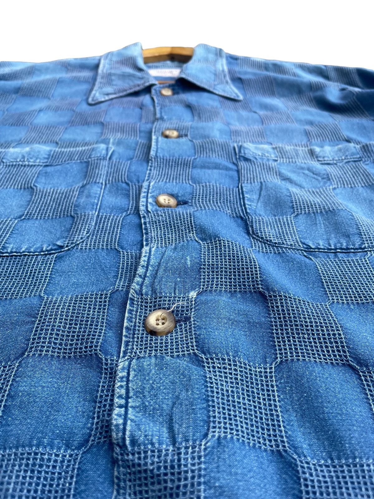 Japanese Brand Pinions Spirits Denim Shirt Size US XL / EU 56 / 4 - 6 Thumbnail