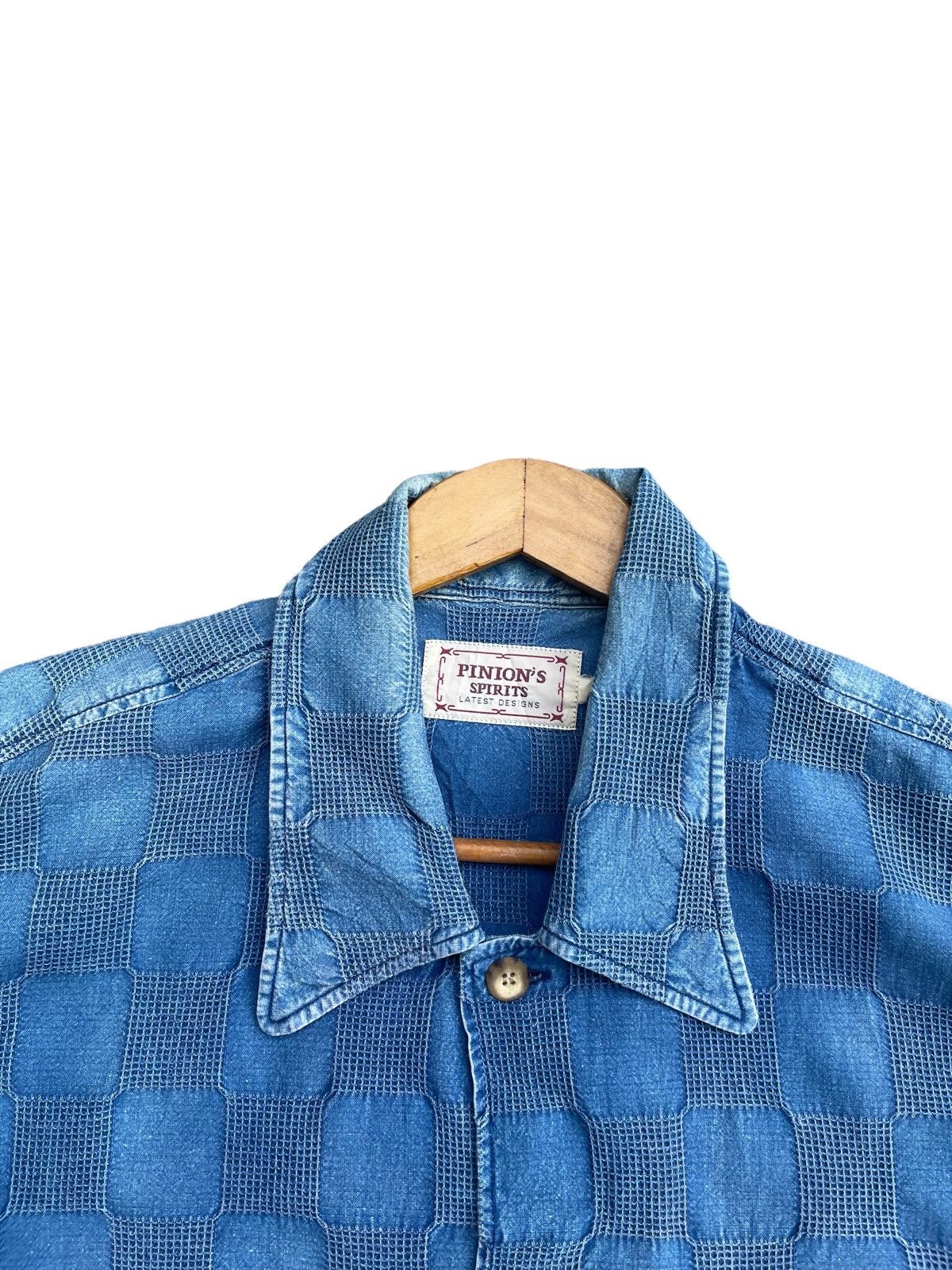 Japanese Brand Pinions Spirits Denim Shirt Size US XL / EU 56 / 4 - 8 Thumbnail
