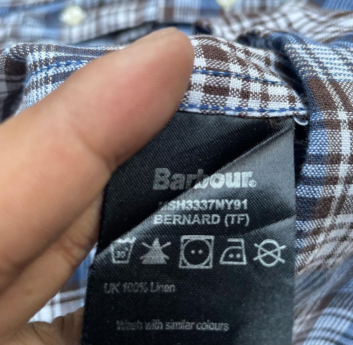 Barbour Barbour Bernard Tailored Fit Checkered Shirt Size US XXL / EU 58 / 5 - 10 Thumbnail