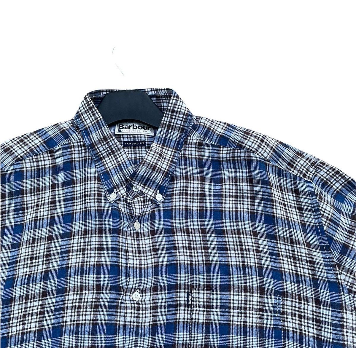 Barbour Barbour Bernard Tailored Fit Checkered Shirt Size US XXL / EU 58 / 5 - 4 Thumbnail