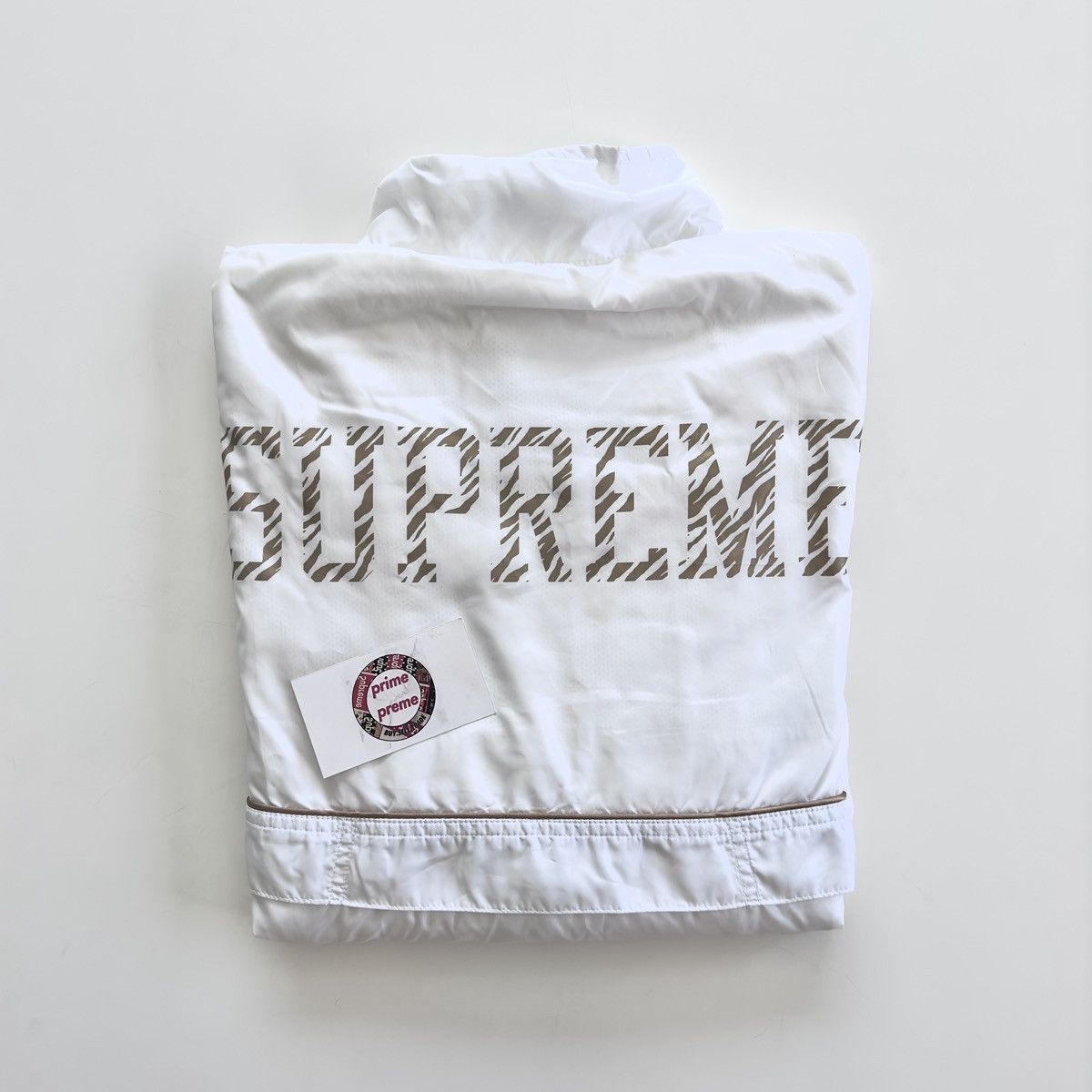 Supreme champion track jacket white deals