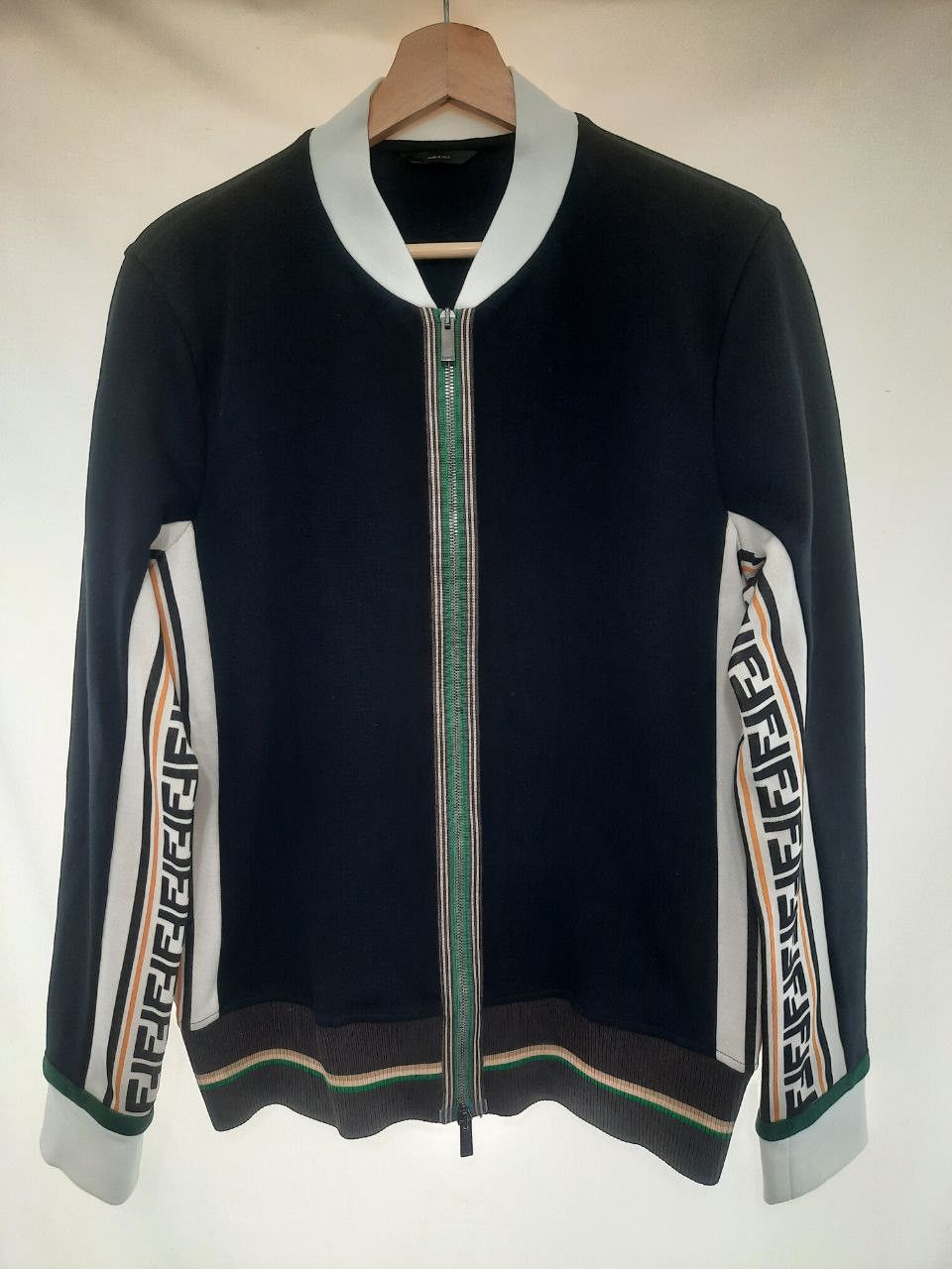Fendi Zucca FF Monogram Logo Track Bomber Jacket Size US S / EU 44-46 / 1 - 1 Thumbnail