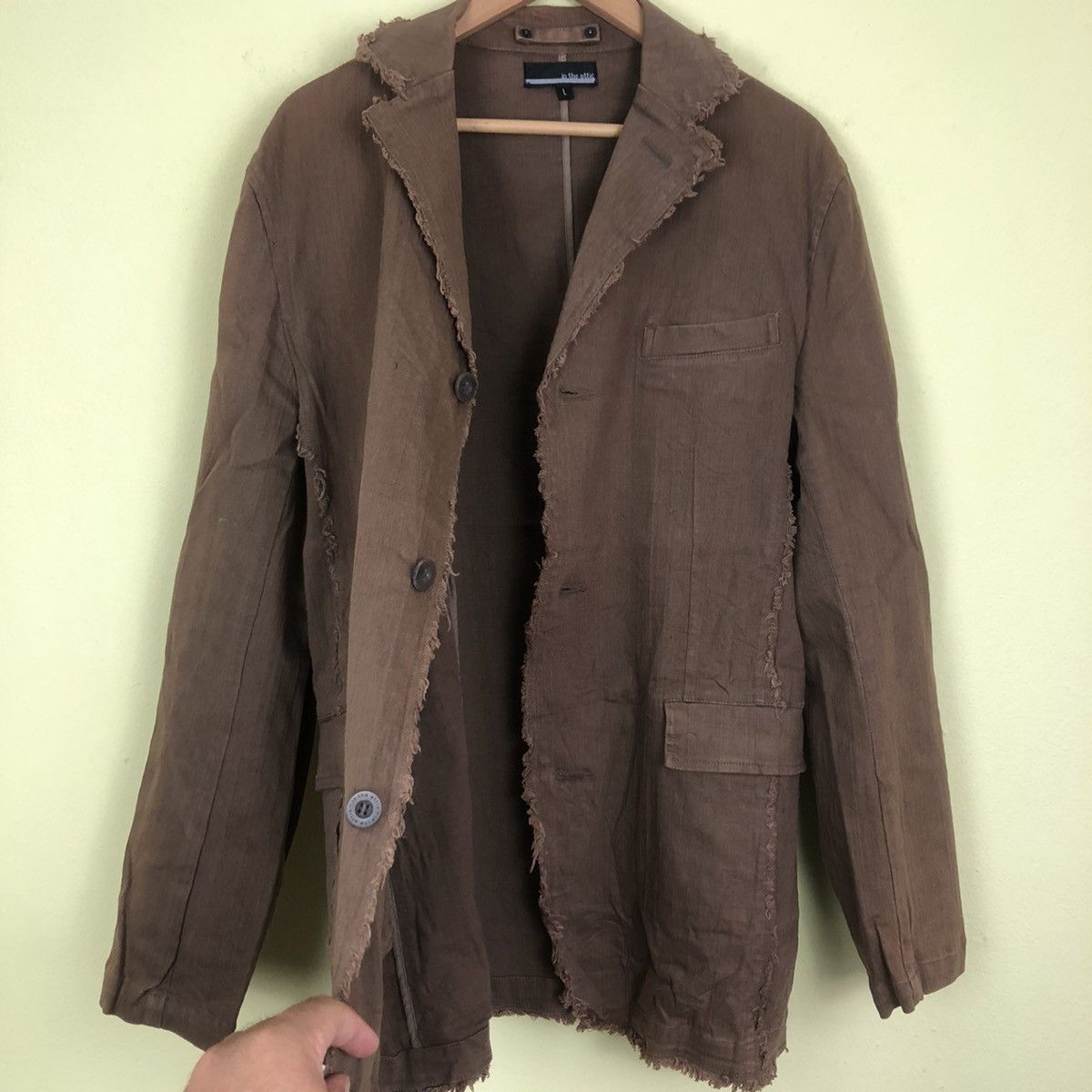 In The Attic In The Attic Distressed Jacket Size US L / EU 52-54 / 3 - 8 Thumbnail