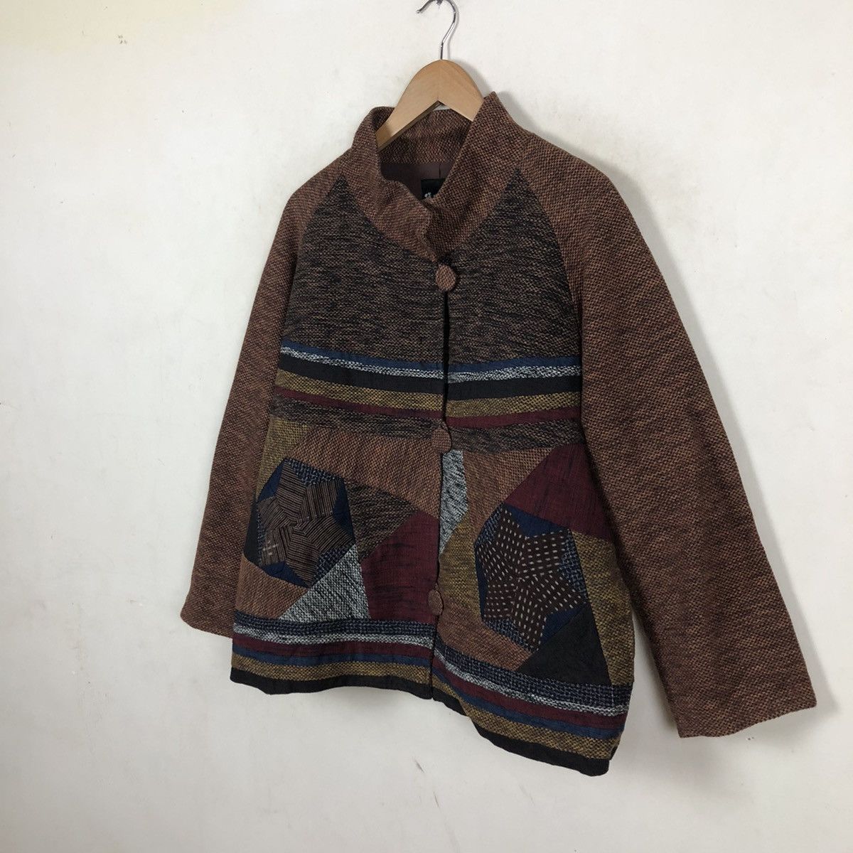 Japanese Brand JAPAN JACKET GIEMON KURUME TRADITIONAL FABRIC-KASURI Size US M / EU 48-50 / 2 - 2 Thumbnail
