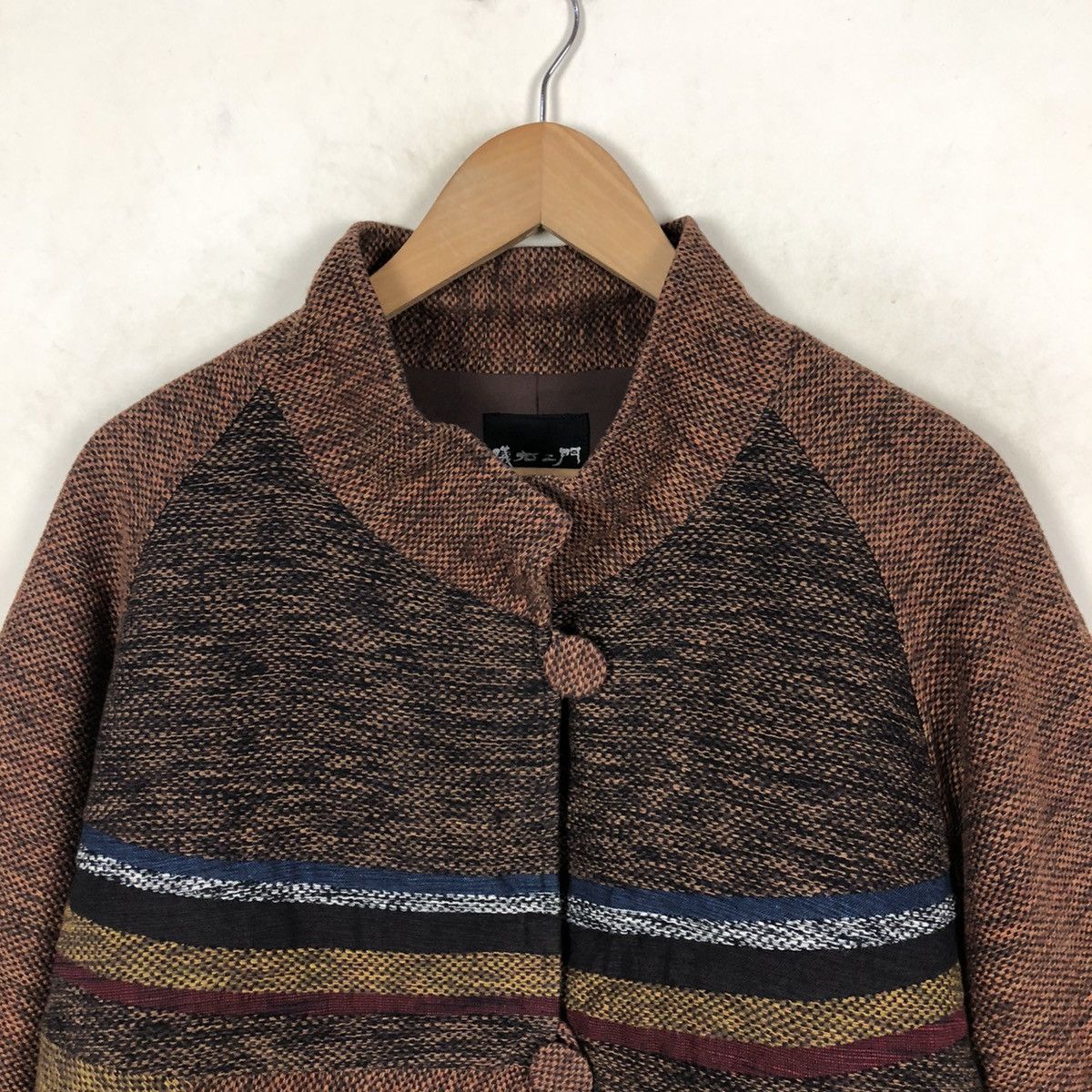 Japanese Brand JAPAN JACKET GIEMON KURUME TRADITIONAL FABRIC-KASURI Size US M / EU 48-50 / 2 - 4 Thumbnail