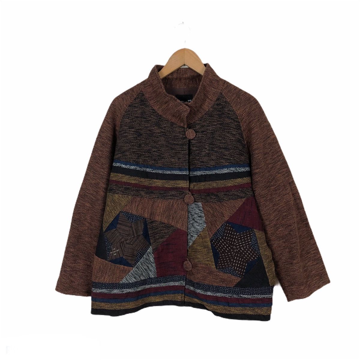 Japanese Brand JAPAN JACKET GIEMON KURUME TRADITIONAL FABRIC-KASURI Size US M / EU 48-50 / 2 - 1 Thumbnail