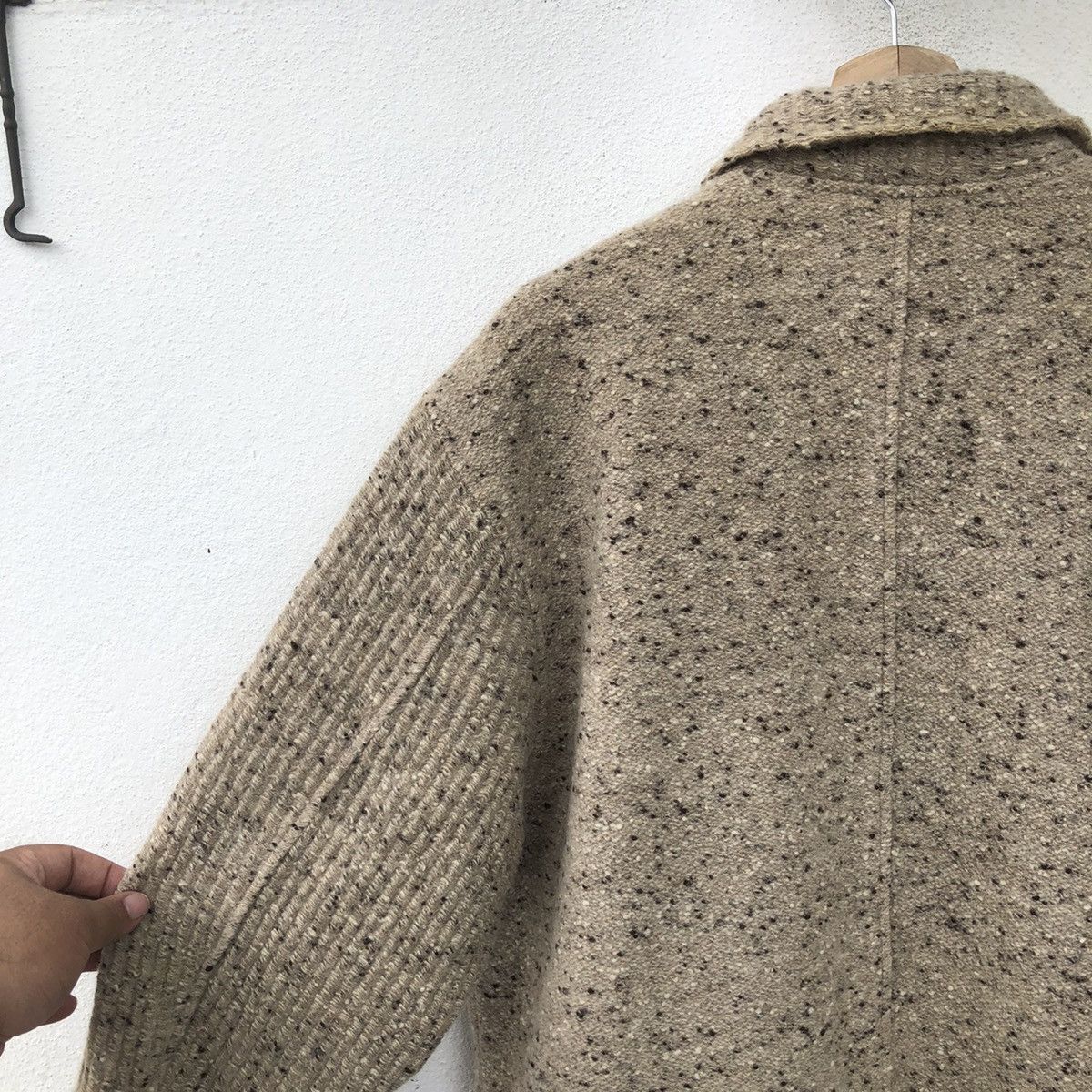 Japanese Brand ISSEY MIYAKE INSPIRED THE SCOTCH HOUSE WOOL BUTTON JACKET Size US M / EU 48-50 / 2 - 9 Thumbnail