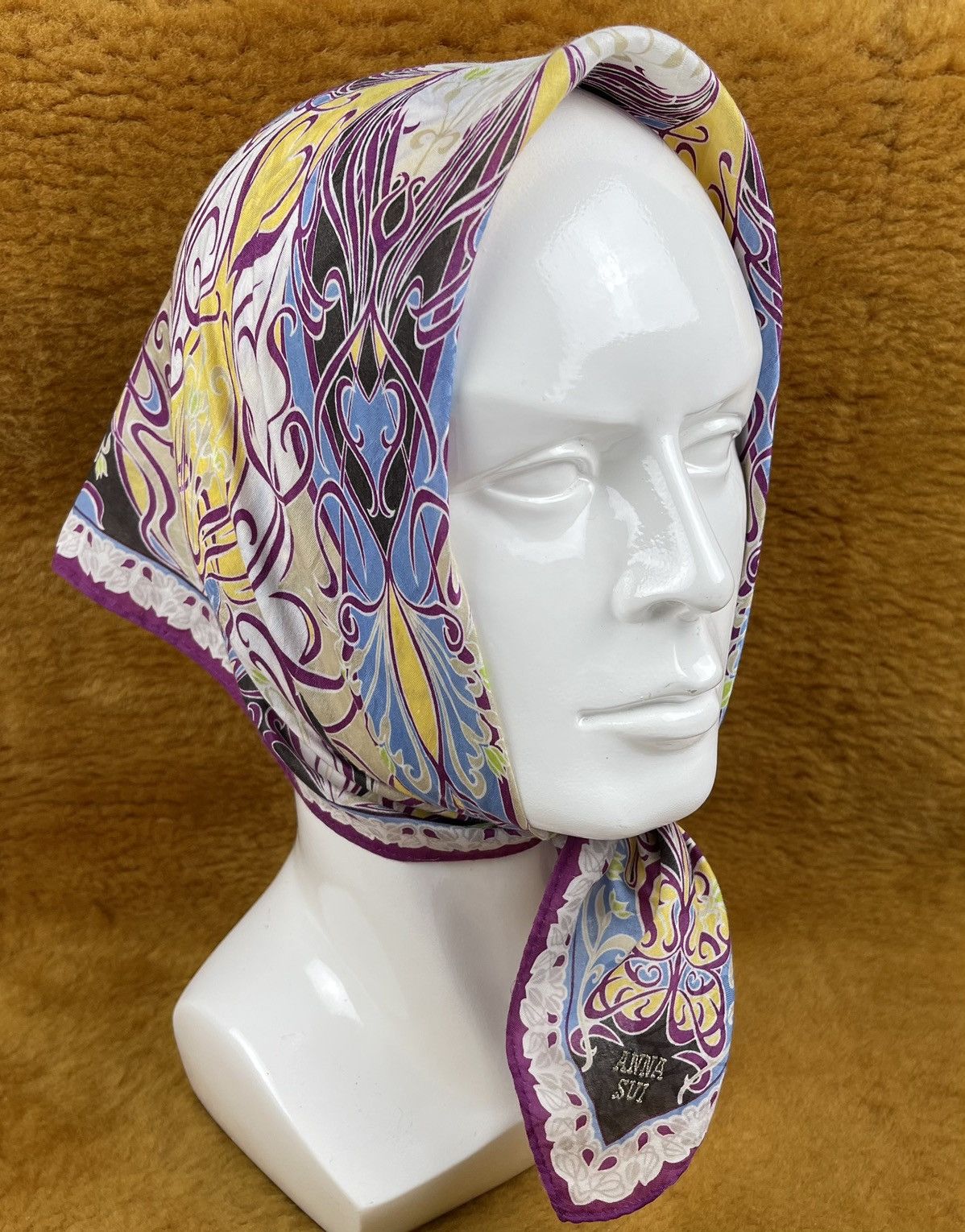 Anna Sui × Designer anna sui bandana handkerchief neckerchief scarf HC0366 Size ONE SIZE - 1 Thumbnail