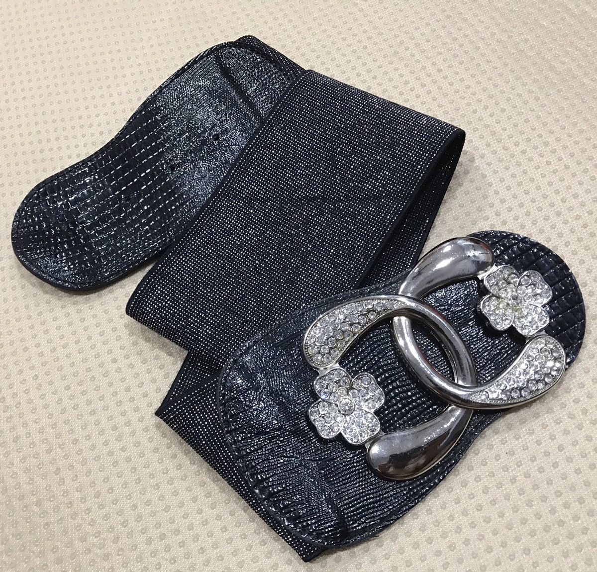 Japanese Brand luxury style stretchable belt tc4 Size 30 - 2 Thumbnail