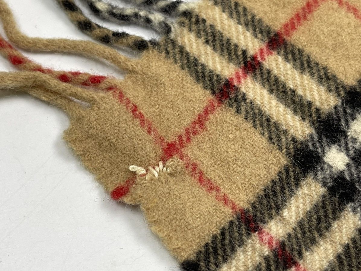 Burberry × Vintage vintage burberry scarf muffler wool Size ONE SIZE - 5 Thumbnail