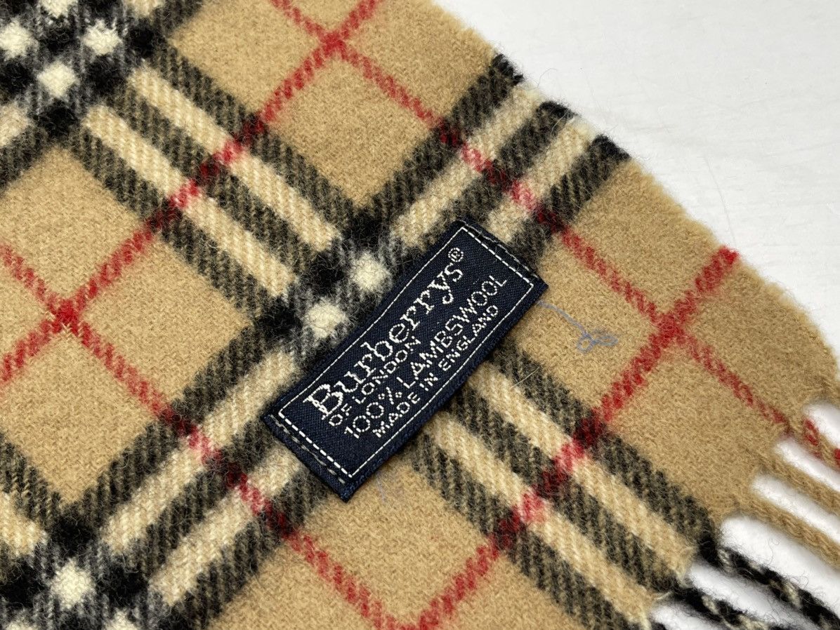 Burberry × Vintage vintage burberry scarf muffler wool Size ONE SIZE - 3 Thumbnail