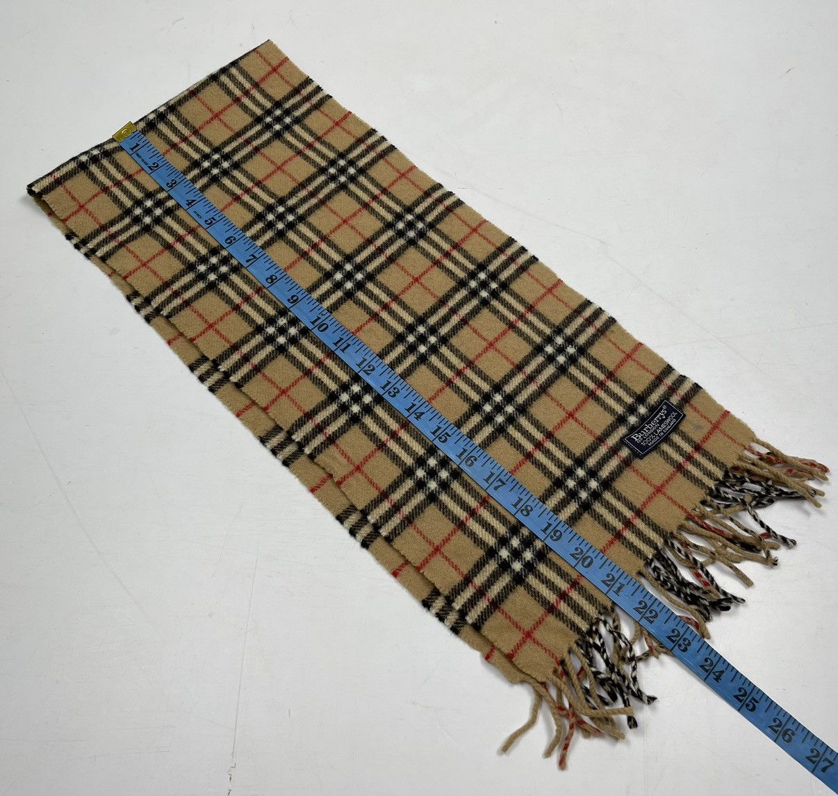 Burberry × Vintage vintage burberry scarf muffler wool Size ONE SIZE - 6 Thumbnail