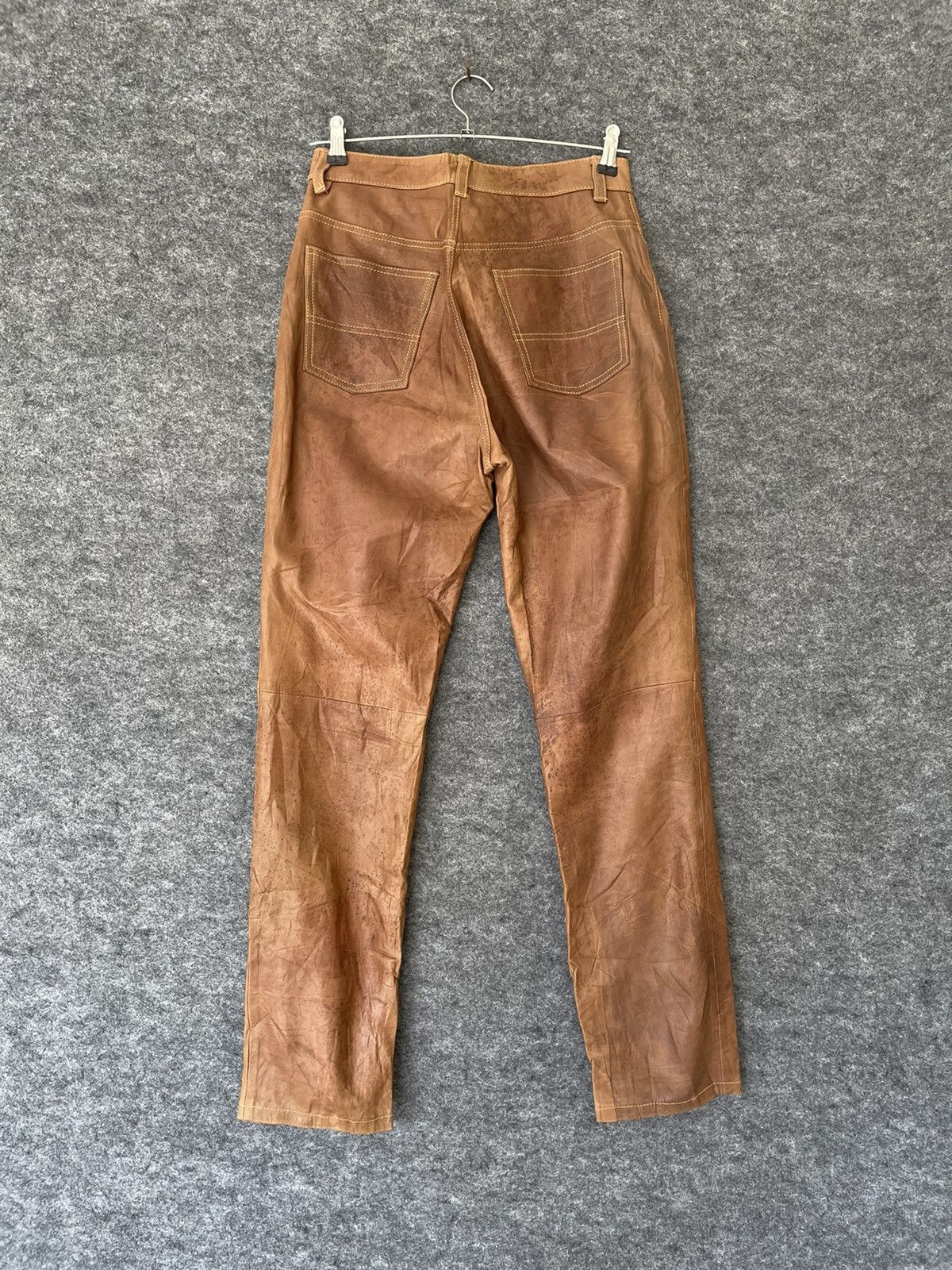 Polo Ralph Lauren VINTAGE LEATHER POLO JEANS RALPH LAUREN Size US 28 / EU 44 - 3 Thumbnail