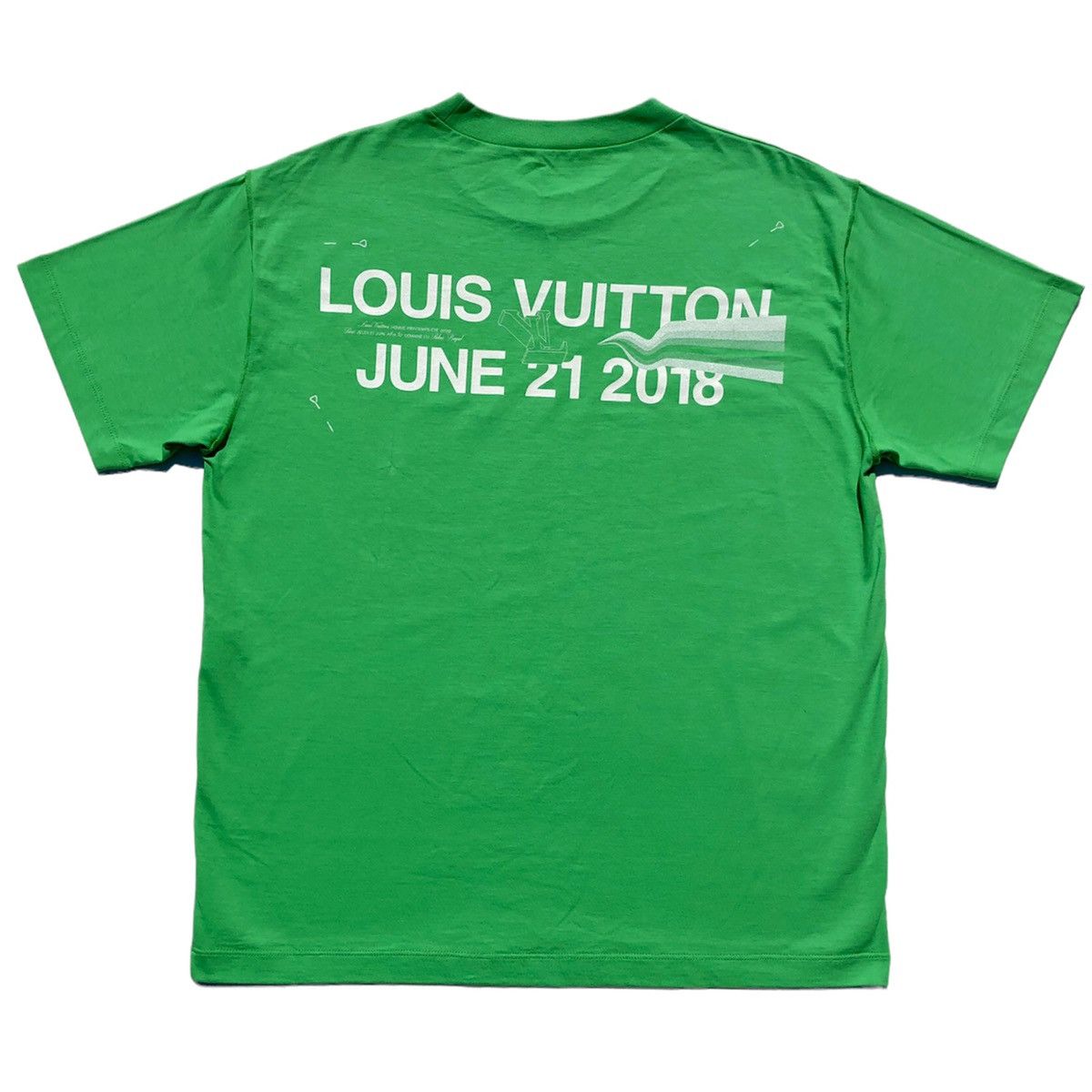 Louis Vuitton Men's XL Virgil Abloh 1990's Style Graffiti T-Shirt