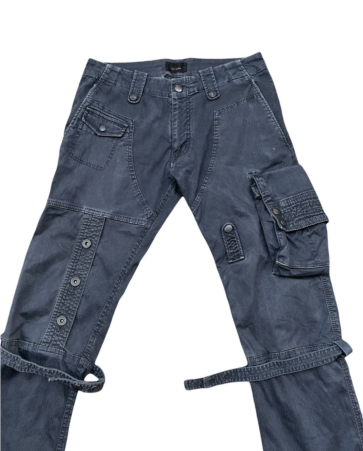 Japanese Brand × Tete Homme Tete Homme Bondage Tactical Cargo Pant Size US 30 / EU 46 - 4 Thumbnail