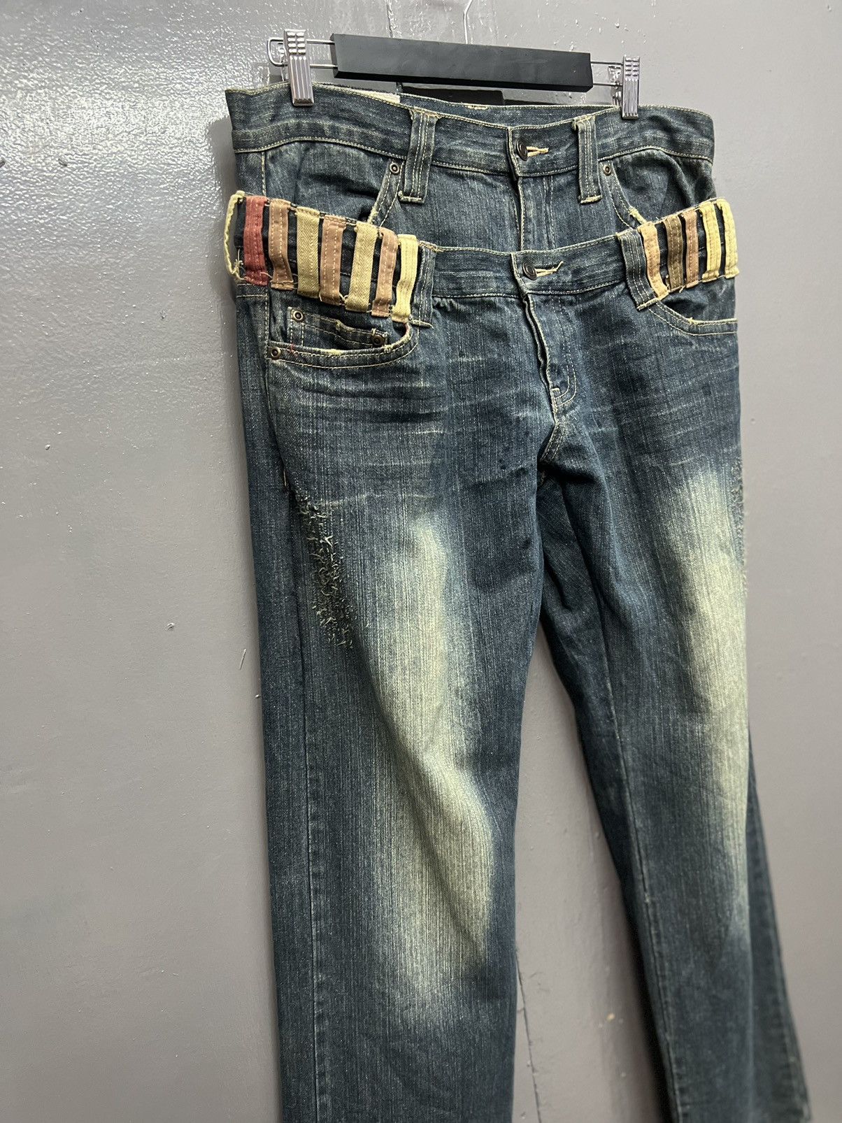 Japanese Brand VINTAGE AND STYLE JEANS DOUBLE WAIST SIZE 34 Size US 34 / EU 50 - 2 Thumbnail