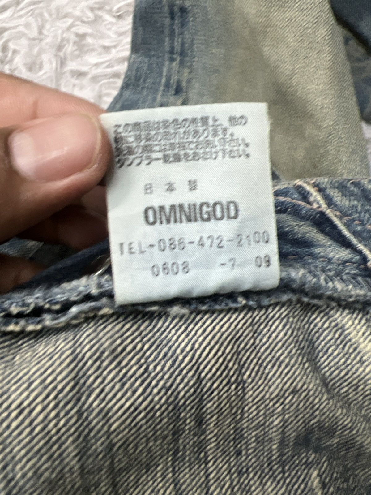 OMNIGOD × Vintage VINTAGE OMNIGOD SELVEDGE JEANS SIZE 34 Size US 34 / EU 50 - 11 Thumbnail