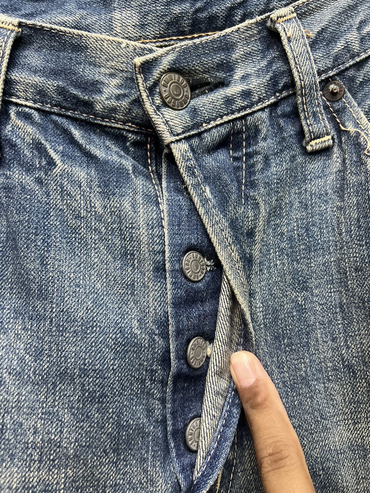 OMNIGOD × Vintage VINTAGE OMNIGOD SELVEDGE JEANS SIZE 34 Size US 34 / EU 50 - 8 Thumbnail