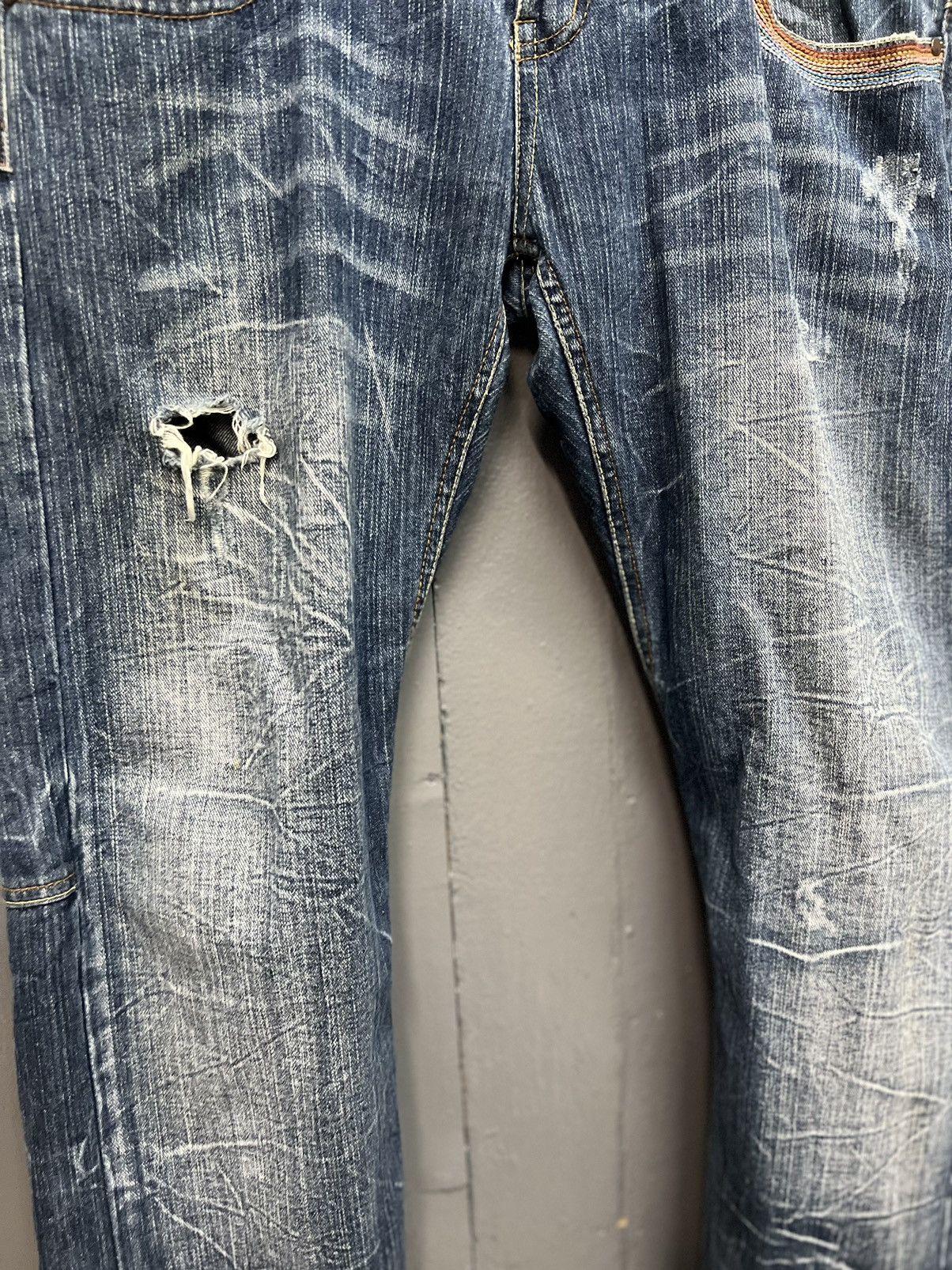 Japanese Brand DOMINATED HANDCRAFTED JEANS DOUBLEWAIST SIZE 34 Size US 34 / EU 50 - 5 Thumbnail