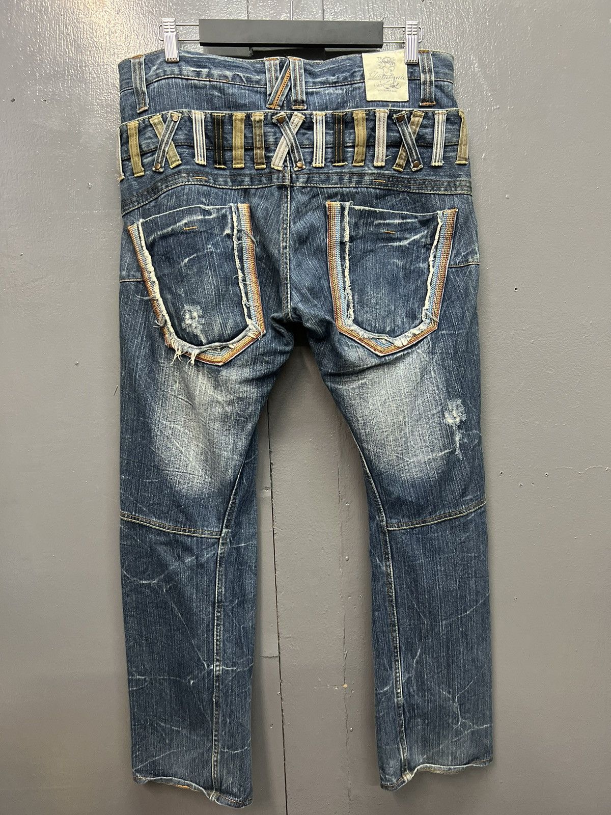 Japanese Brand DOMINATED HANDCRAFTED JEANS DOUBLEWAIST SIZE 34 Size US 34 / EU 50 - 9 Thumbnail