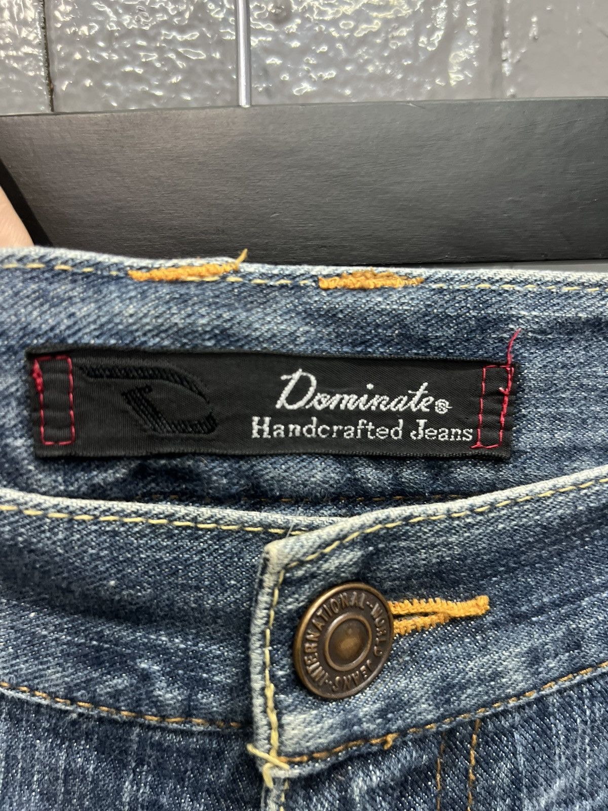 Japanese Brand DOMINATED HANDCRAFTED JEANS DOUBLEWAIST SIZE 34 Size US 34 / EU 50 - 12 Thumbnail