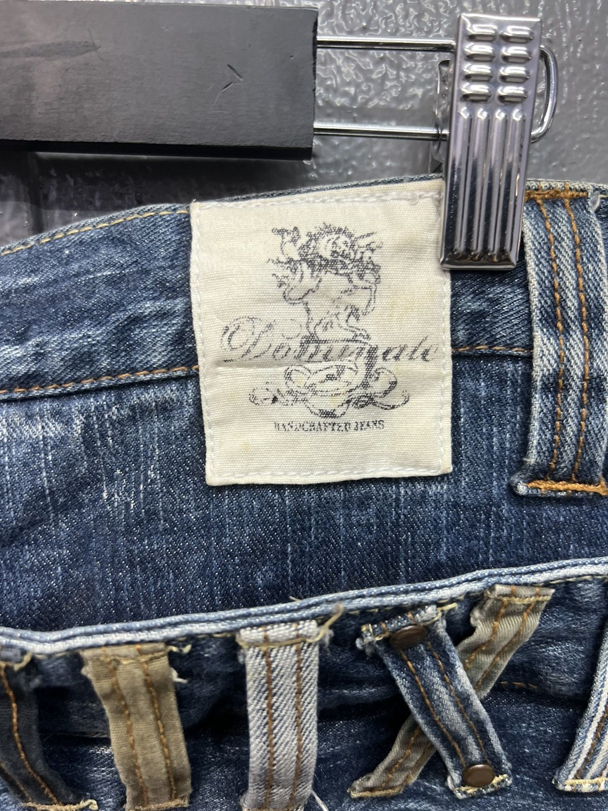 Japanese Brand DOMINATED HANDCRAFTED JEANS DOUBLEWAIST SIZE 34 Size US 34 / EU 50 - 10 Thumbnail