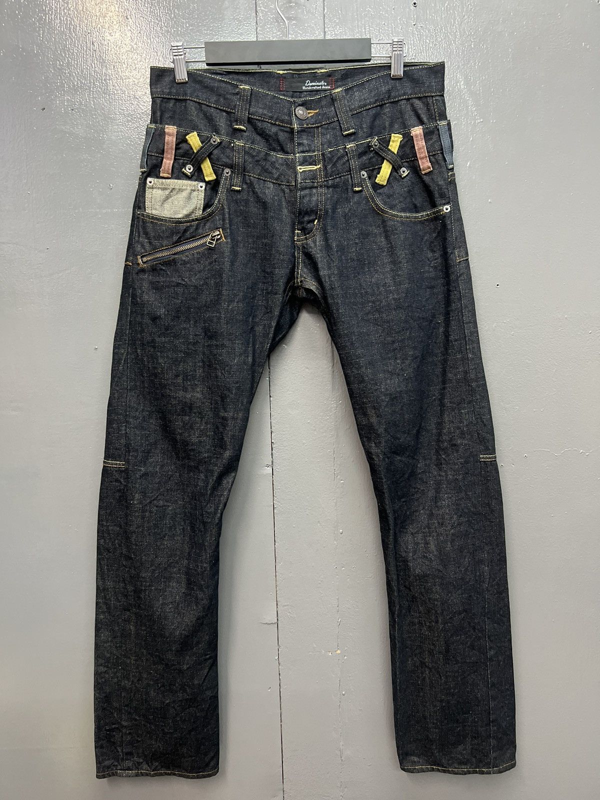 Japanese Brand DOMINATE HANDCRAFTED JEANS DOUBLEWAIST SIZE 32 Size US 32 / EU 48 - 1 Thumbnail