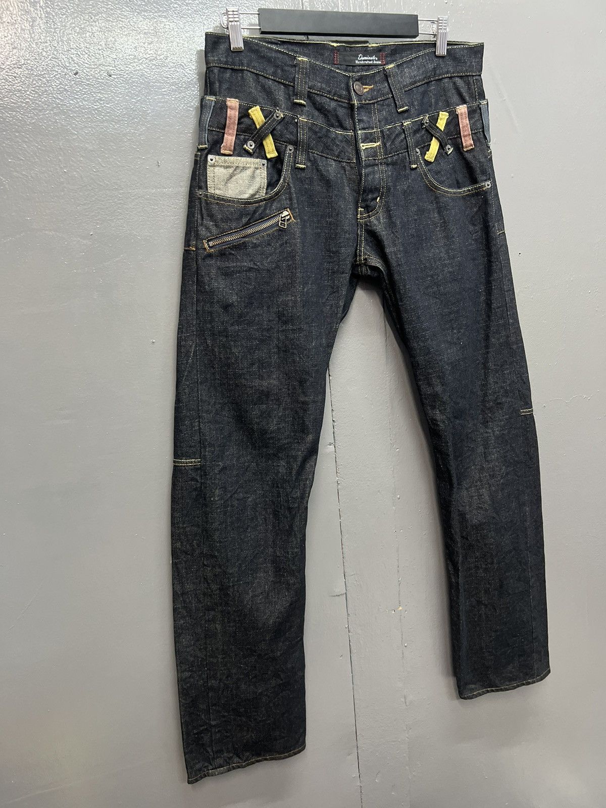 Japanese Brand DOMINATE HANDCRAFTED JEANS DOUBLEWAIST SIZE 32 Size US 32 / EU 48 - 2 Thumbnail