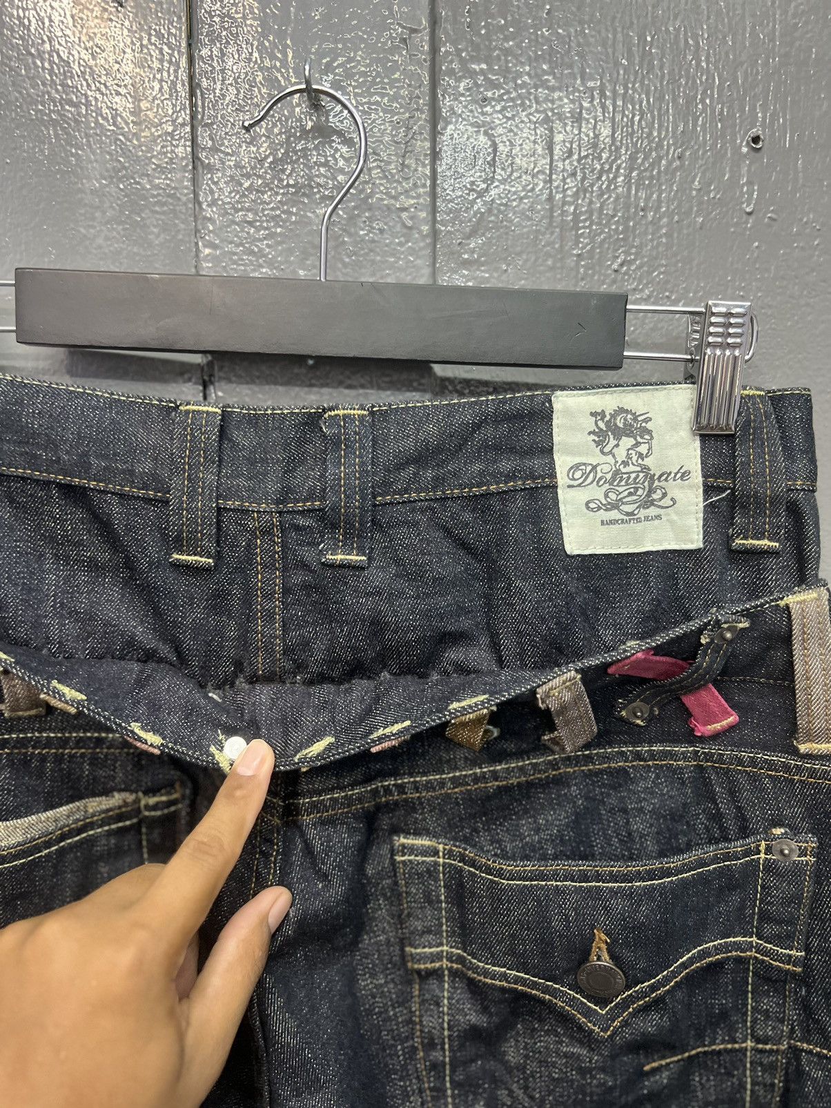 Japanese Brand DOMINATE HANDCRAFTED JEANS DOUBLEWAIST SIZE 32 Size US 32 / EU 48 - 10 Thumbnail