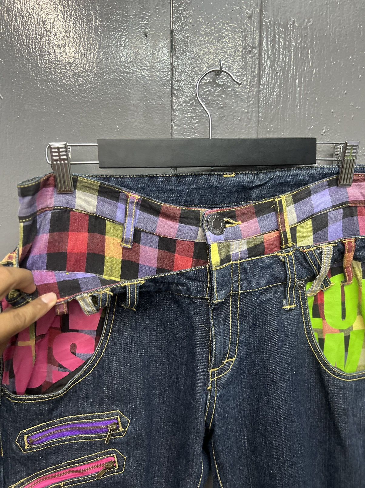 Japanese Brand AVANTGARDE🔥DOUBLE WAIST JEANS SIZE 32 Size US 32 / EU 48 - 7 Thumbnail