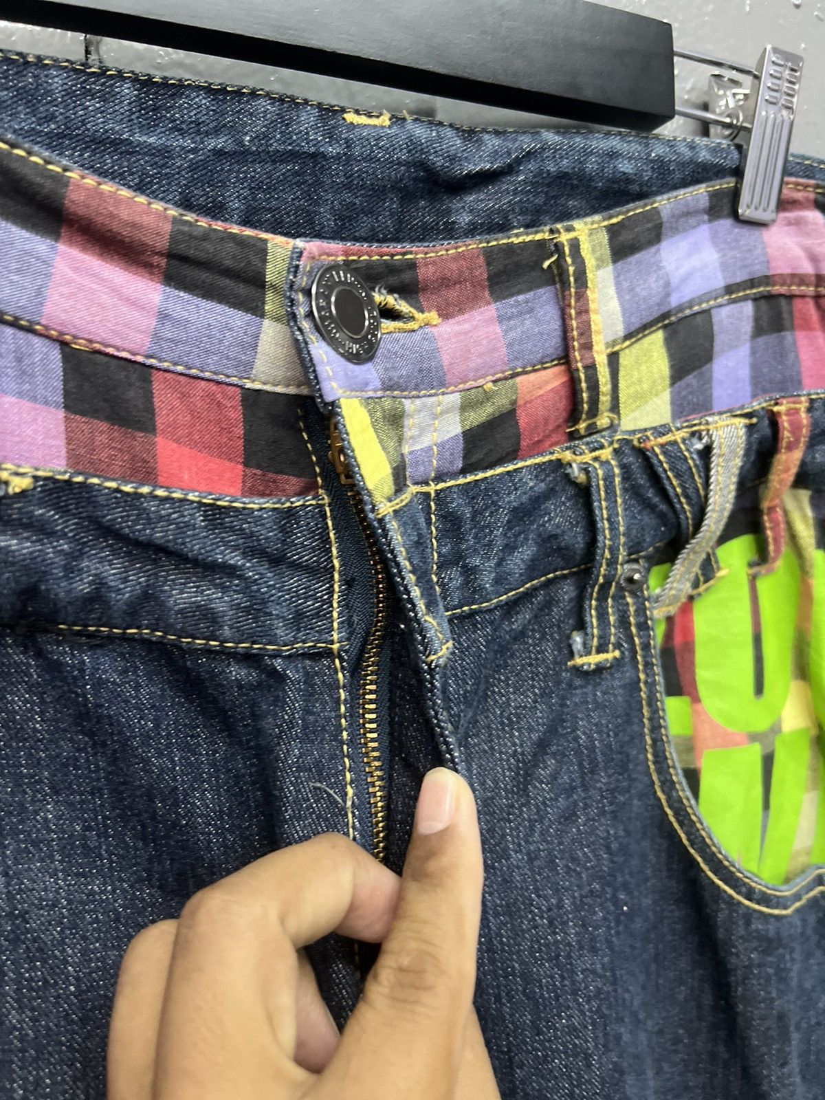 Japanese Brand AVANTGARDE🔥DOUBLE WAIST JEANS SIZE 32 Size US 32 / EU 48 - 6 Thumbnail
