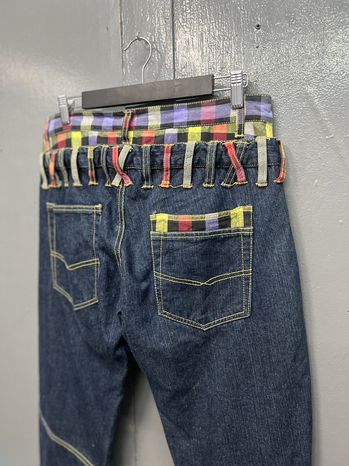 Japanese Brand AVANTGARDE🔥DOUBLE WAIST JEANS SIZE 32 Size US 32 / EU 48 - 10 Thumbnail