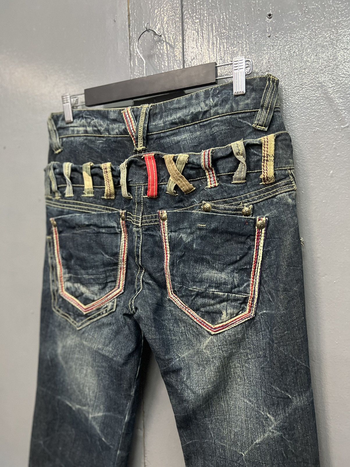 Japanese Brand STREET FASHION🔥SORRIDERE DOUBLE WAIST JEANS SIZE 31 Size US 31 - 10 Thumbnail