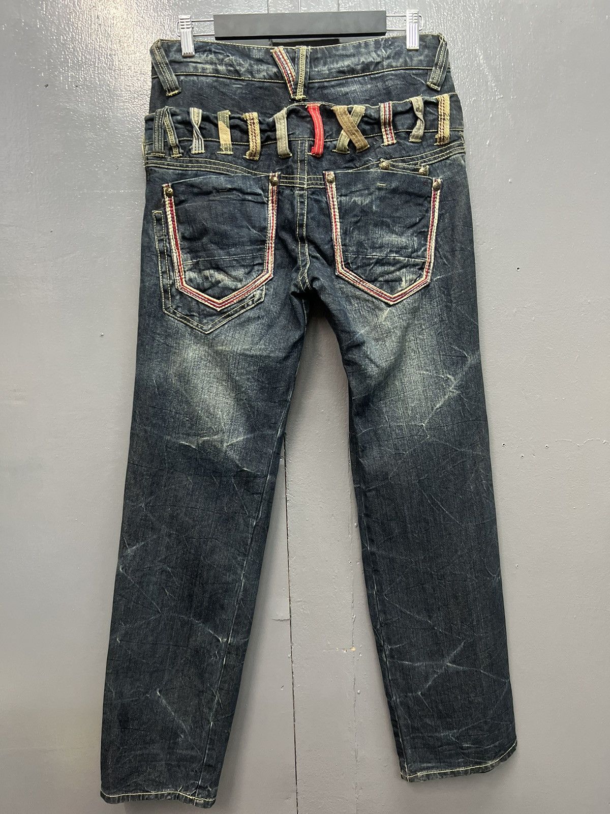 Japanese Brand STREET FASHION🔥SORRIDERE DOUBLE WAIST JEANS SIZE 31 Size US 31 - 9 Thumbnail