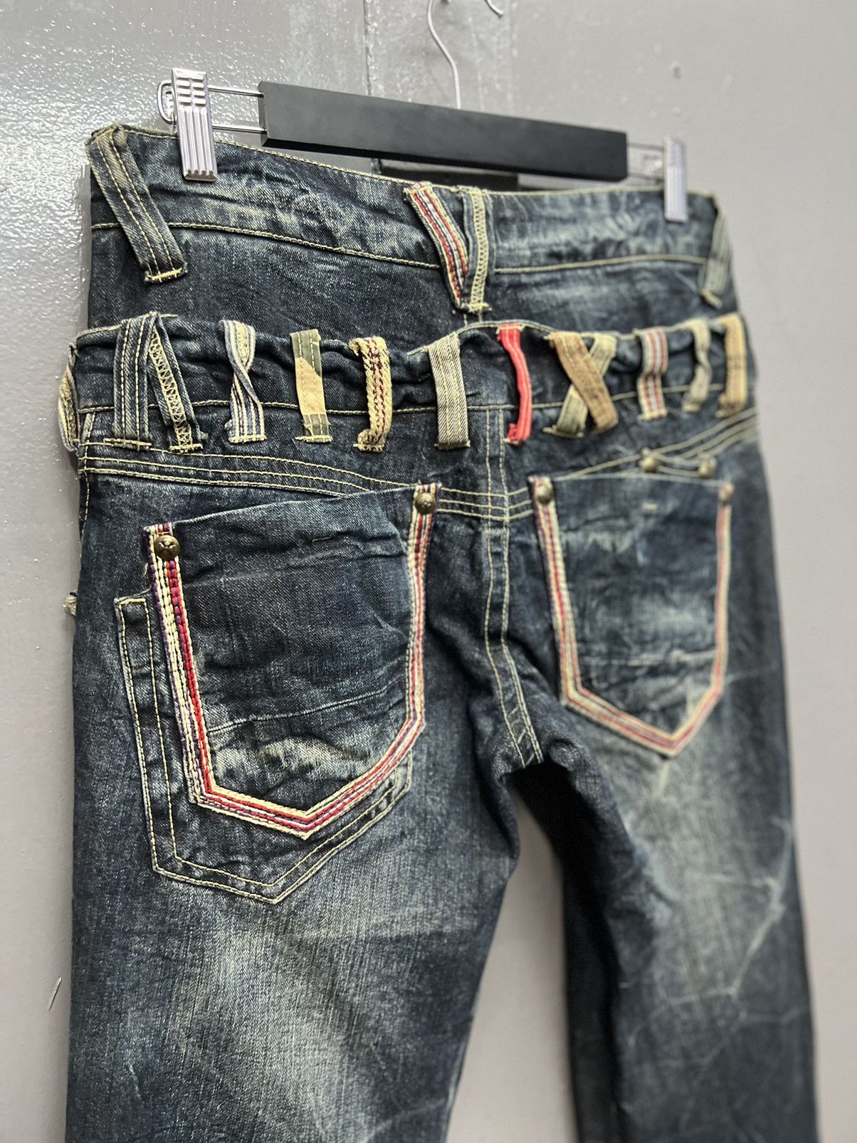 Japanese Brand STREET FASHION🔥SORRIDERE DOUBLE WAIST JEANS SIZE 31 Size US 31 - 8 Thumbnail