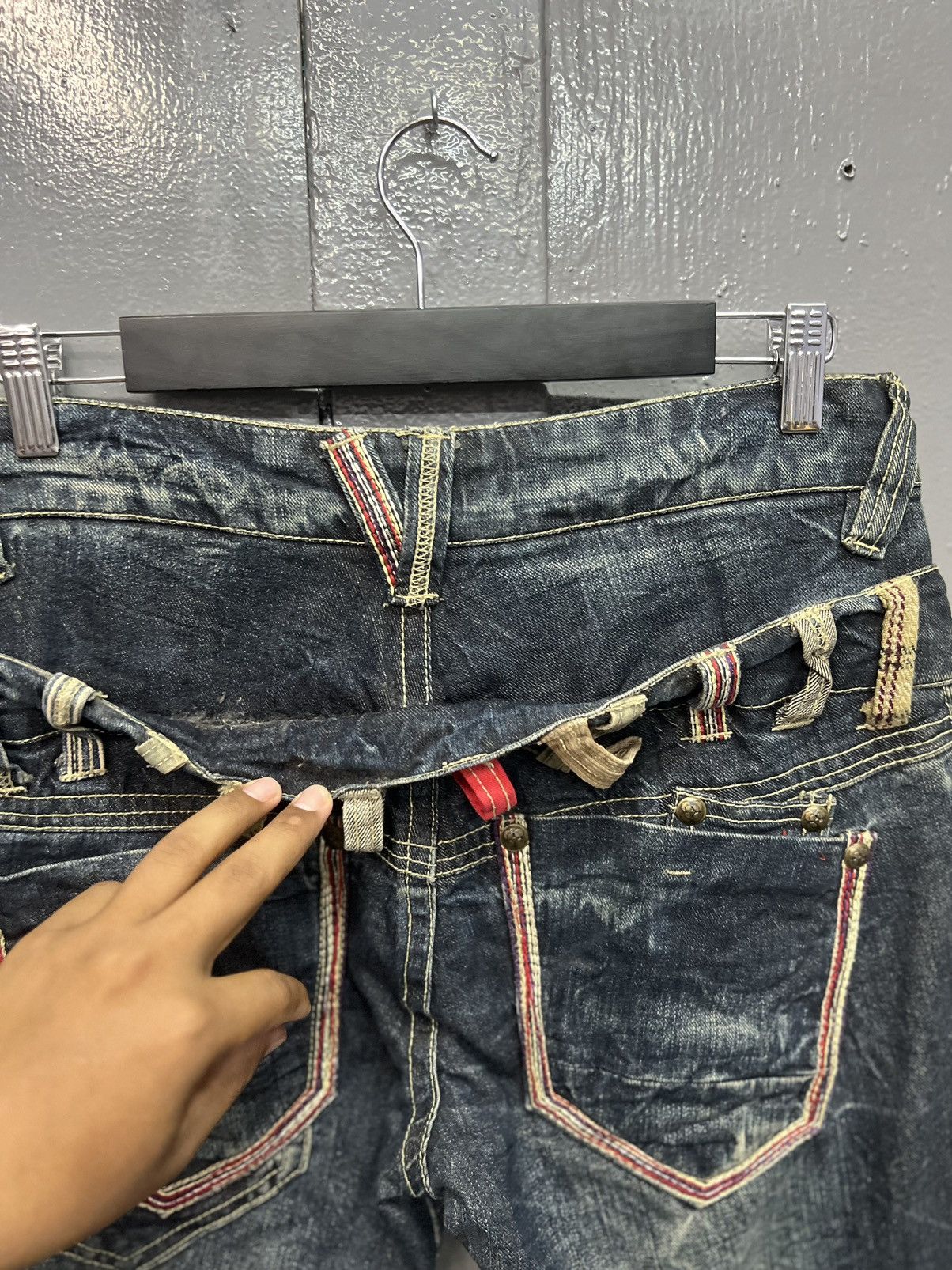 Japanese Brand STREET FASHION🔥SORRIDERE DOUBLE WAIST JEANS SIZE 31 Size US 31 - 11 Thumbnail