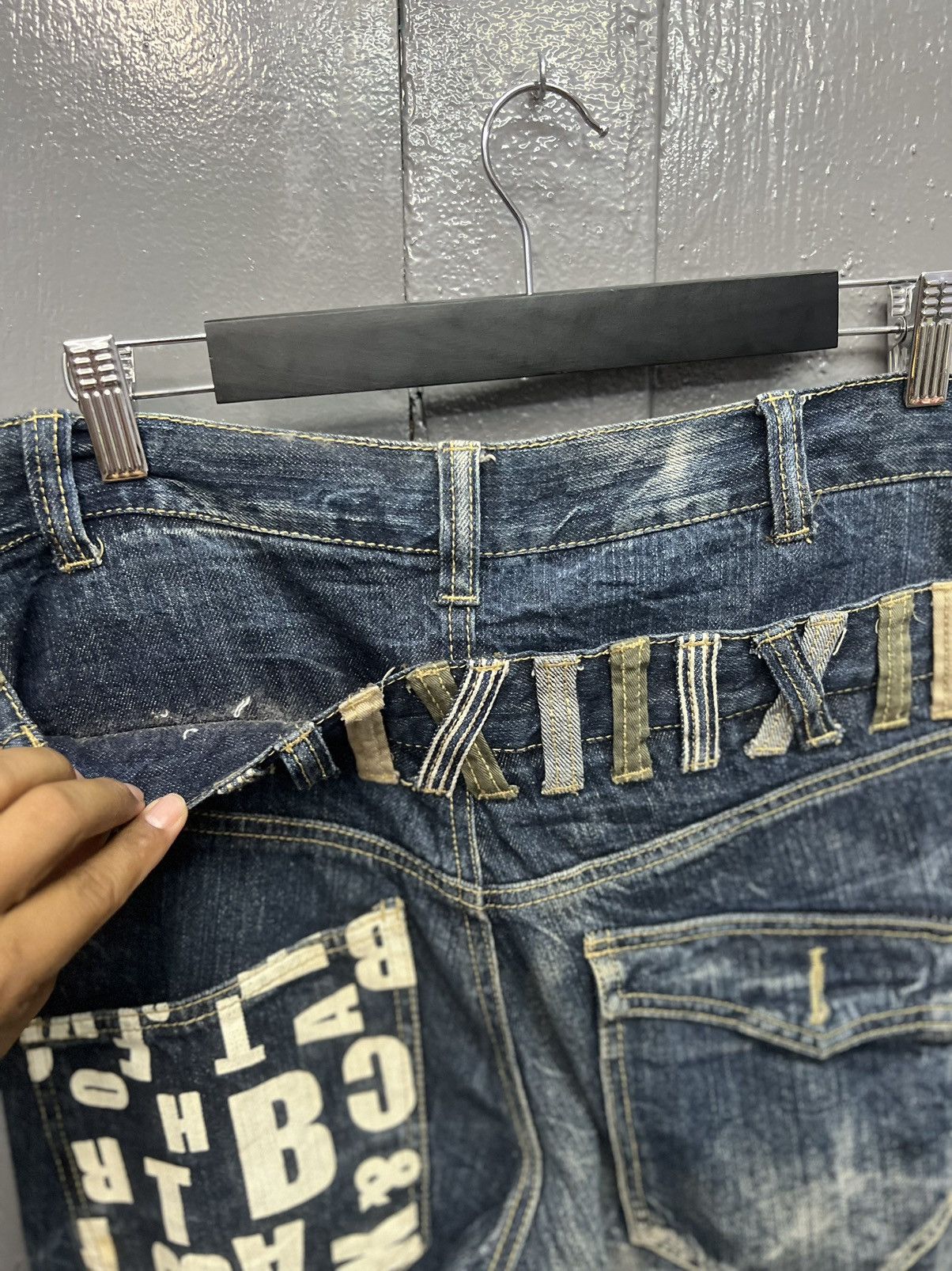 Japanese Brand STREETWEAR JEANS DOUBLE WAIST SIZE 32 Size US 32 / EU 48 - 10 Thumbnail