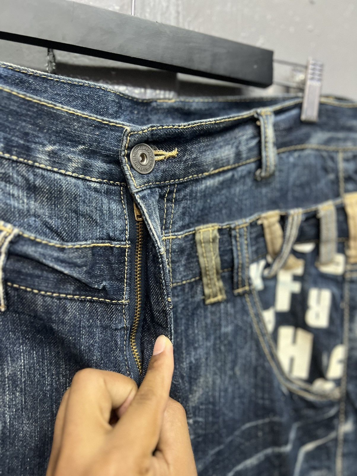 Japanese Brand STREETWEAR JEANS DOUBLE WAIST SIZE 32 Size US 32 / EU 48 - 6 Thumbnail