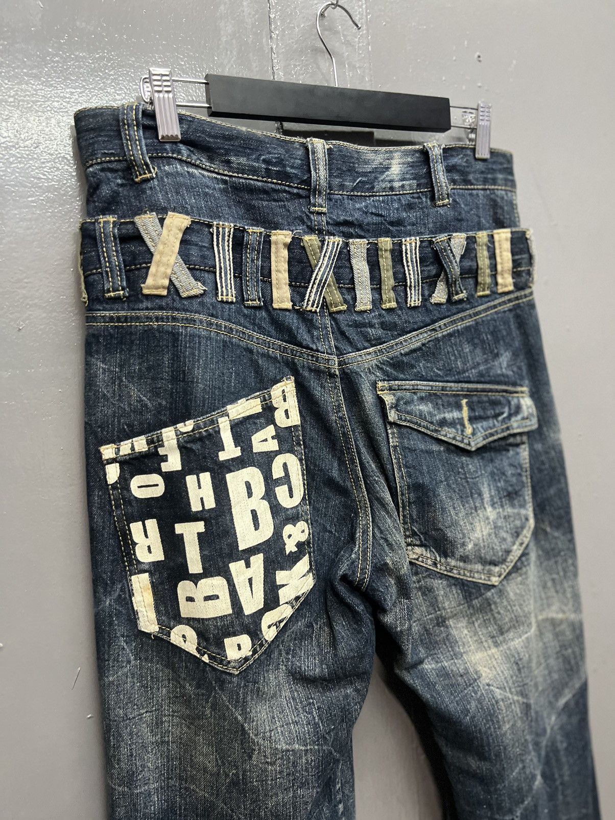 Japanese Brand STREETWEAR JEANS DOUBLE WAIST SIZE 32 Size US 32 / EU 48 - 9 Thumbnail