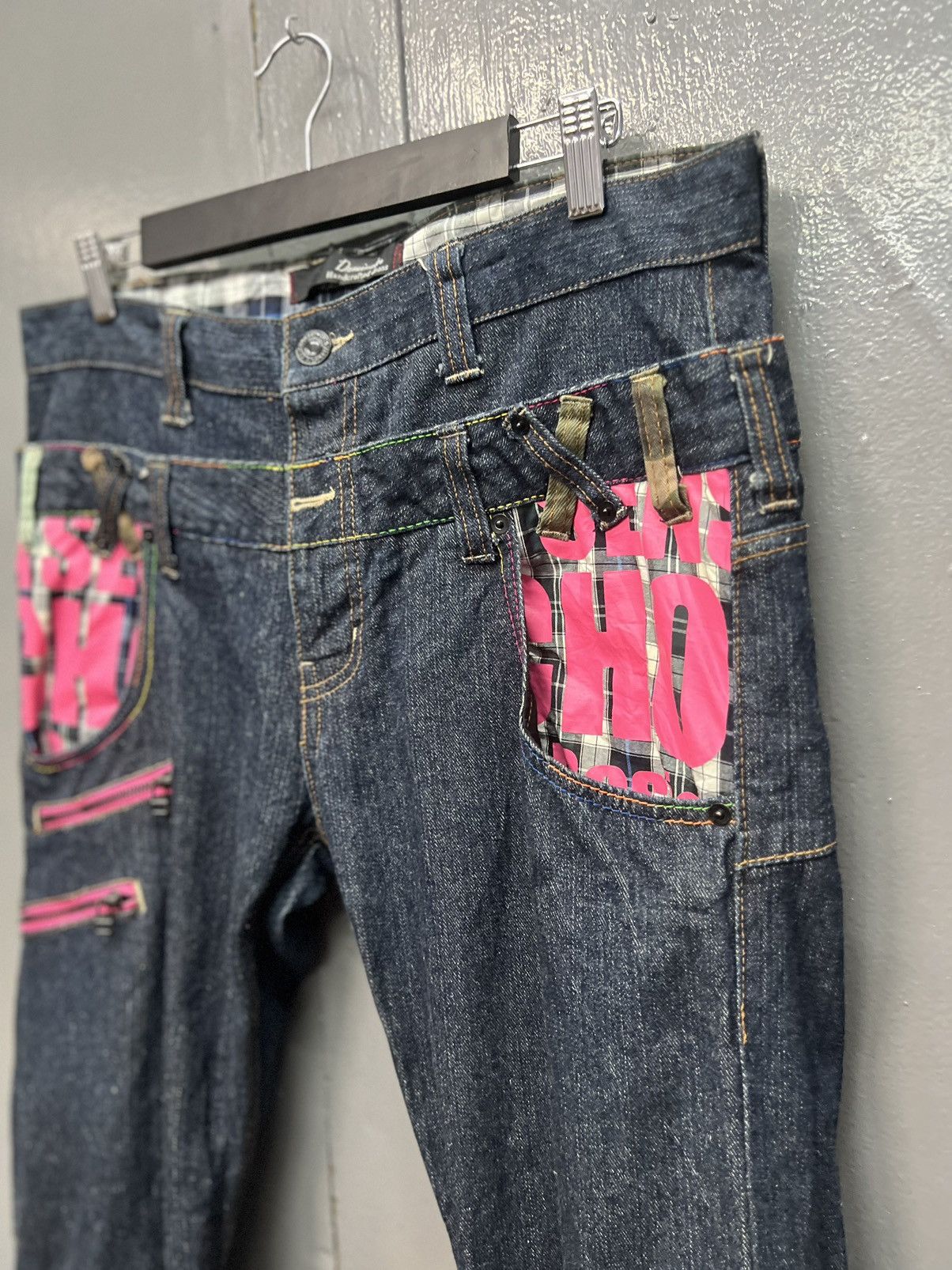 Japanese Brand DOMINATE HANDCRAFTED JEANS DOUBLE WASIT SIZE 34 Size US 34 / EU 50 - 5 Thumbnail