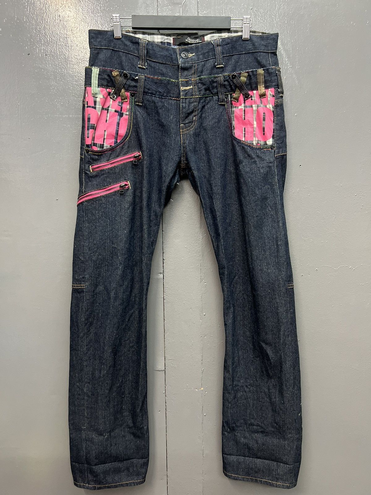 Japanese Brand DOMINATE HANDCRAFTED JEANS DOUBLE WASIT SIZE 34 Size US 34 / EU 50 - 11 Thumbnail