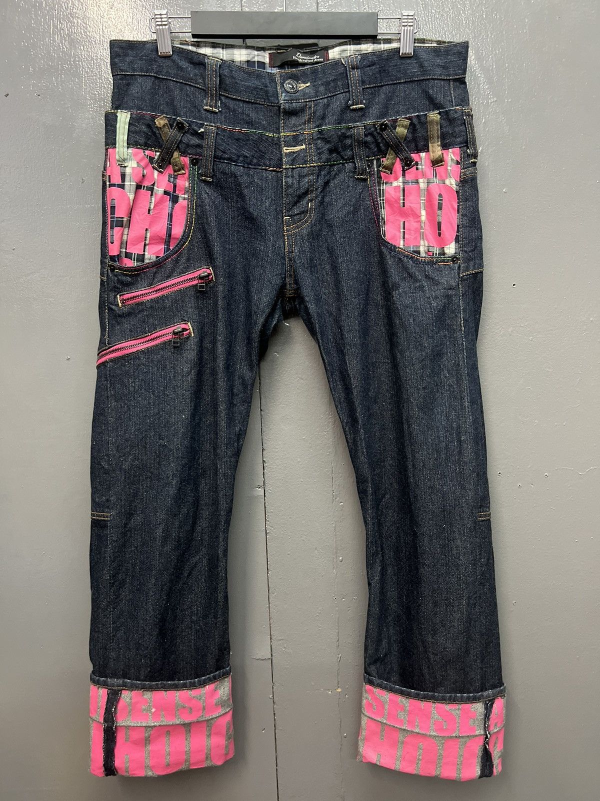 Japanese Brand DOMINATE HANDCRAFTED JEANS DOUBLE WASIT SIZE 34 Size US 34 / EU 50 - 1 Thumbnail